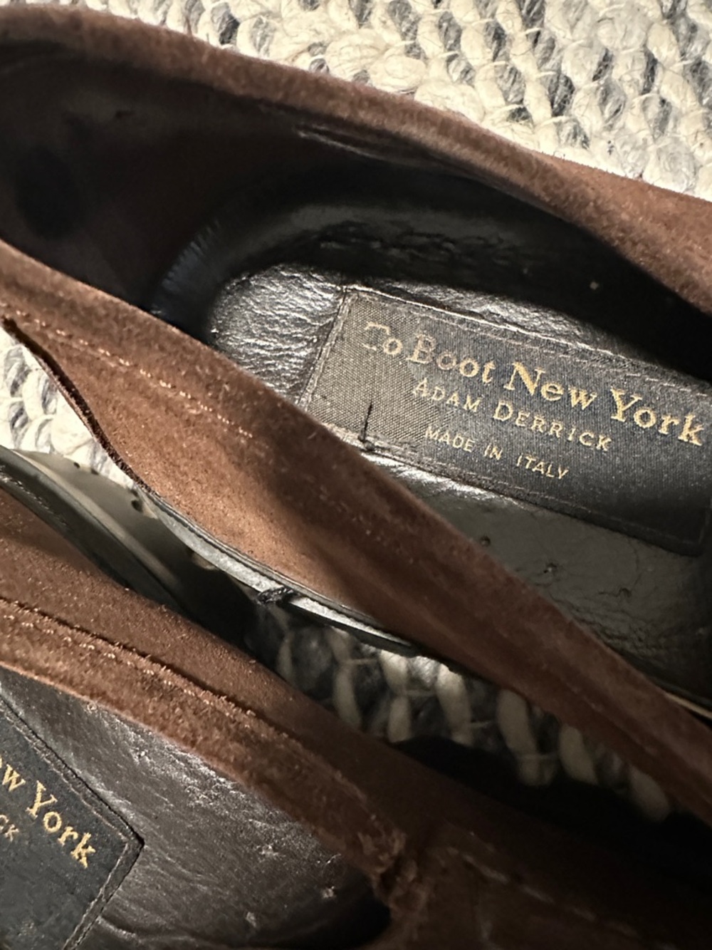 To Boot New York Men's Brown Suede Dress Shoes